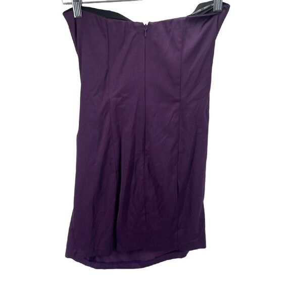 Vintage Gunne Sax Jessica McClintock Womens Mini Dress Bodycon Ruffle Purple 2 - Picture 4 of 10